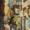 Slanted Sunlight Watercolor Painting By Artist Duc Tien