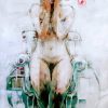 red sleep walking - artist tran ngoc bay