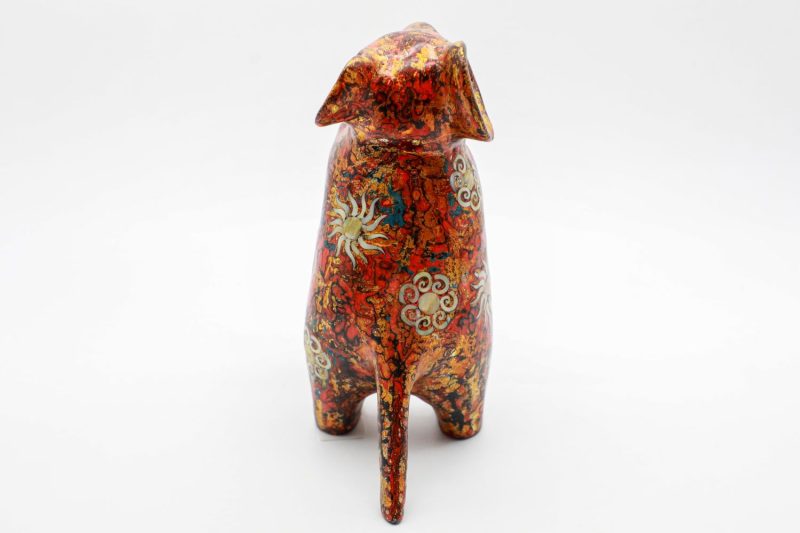 Royal Mouse I - Vietnamese Lacquer Artwork by Artist Nguyen Tan Phat