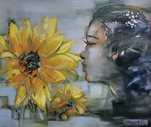 sunflower - artist tran ngoc bay
