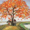 March - Vietnamese Oil Painting by Artist Dang Dinh Ngo