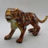 Tiger XIX - Vietnamese Lacquer Artworks by Artist Nguyen Tan Phat