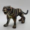 Tiger XVIII - Vietnamese Lacquer Artworks by Artist Nguyen Tan Phat