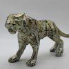 Tiger XX - Vietnamese Lacquer Artworks by Artist Nguyen Tan Phat