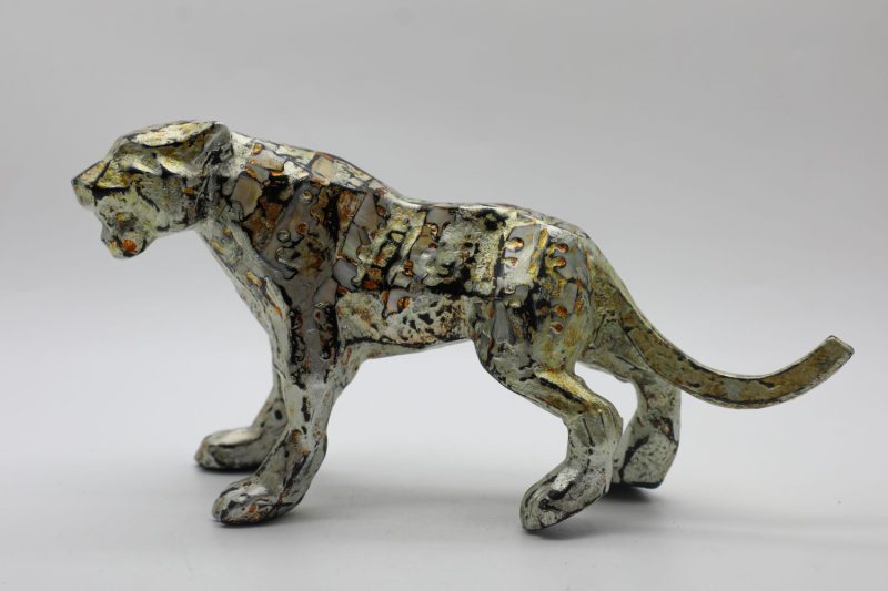 Tiger XX - Vietnamese Lacquer Artworks by Artist Nguyen Tan Phat