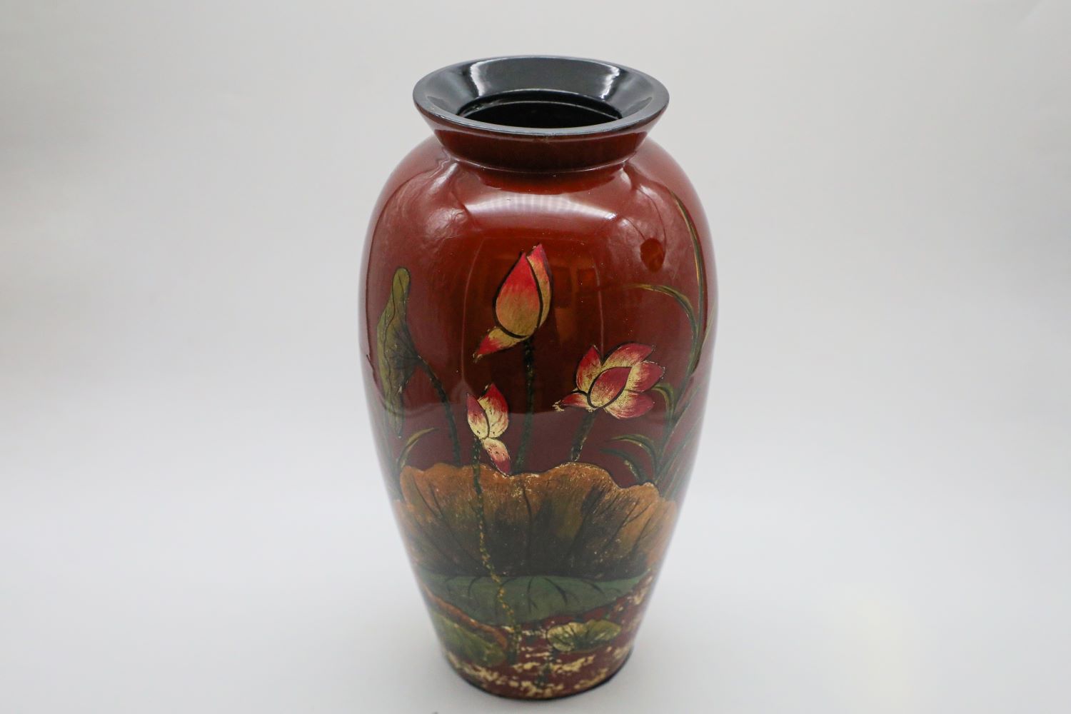 Vase of Early Dew 03 - Vietnamese Ceramic Vase by Artist Dinh Thi Thanh