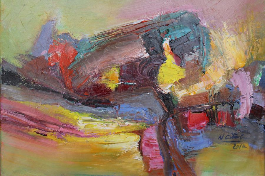 vietnamese abstract paintings