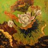 vietnamese lacquer paintings - Lotus IV