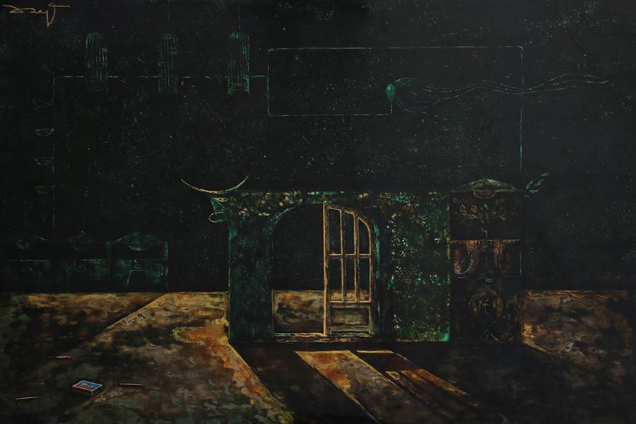 vietnamese lacquer paintings by artist luong duy