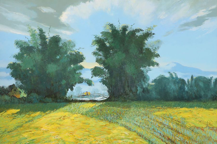 vietnamese oil paintings by artist dang dinh ngo