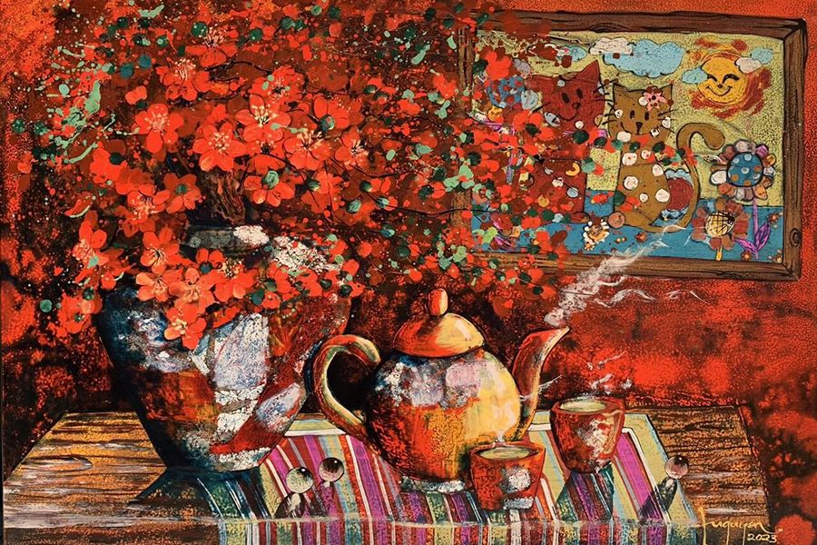 vietnamese still life paintings