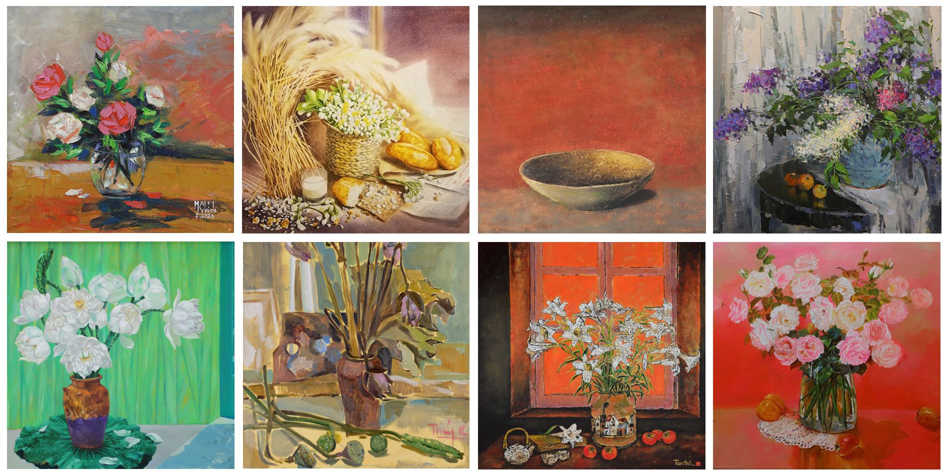 vietnamese still life paintings banner