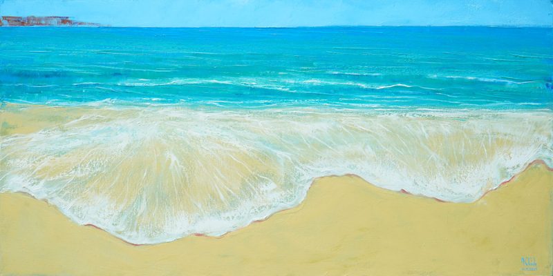 Dance Of The Waves - Vietnamese Oil Painting by Artist Minh Chinh