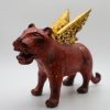 Winged Tiger VIII - Vietnamese Lacquer Artworks by Artist Nguyen Tan Phat